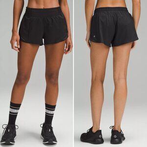Lululemon Hotty Hot Shorts size 4 Black 2.5" inseam